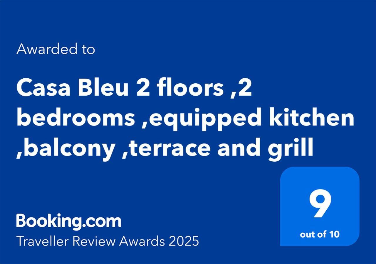 Casa Bleu 2 Floors ,2 Bedrooms ,Equipped Kitchen ,Balcony ,Terrace And Grill 푸에르토카레로 외부 사진